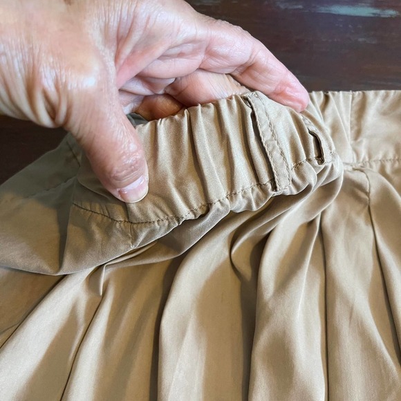 ZARA Basic Women's Modal Pleated Knee Lenght Skirt Size Medium - Picture 9 of 11